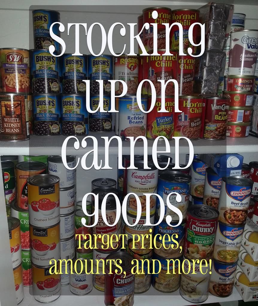 Grocery Shopping Buying Canned Goods