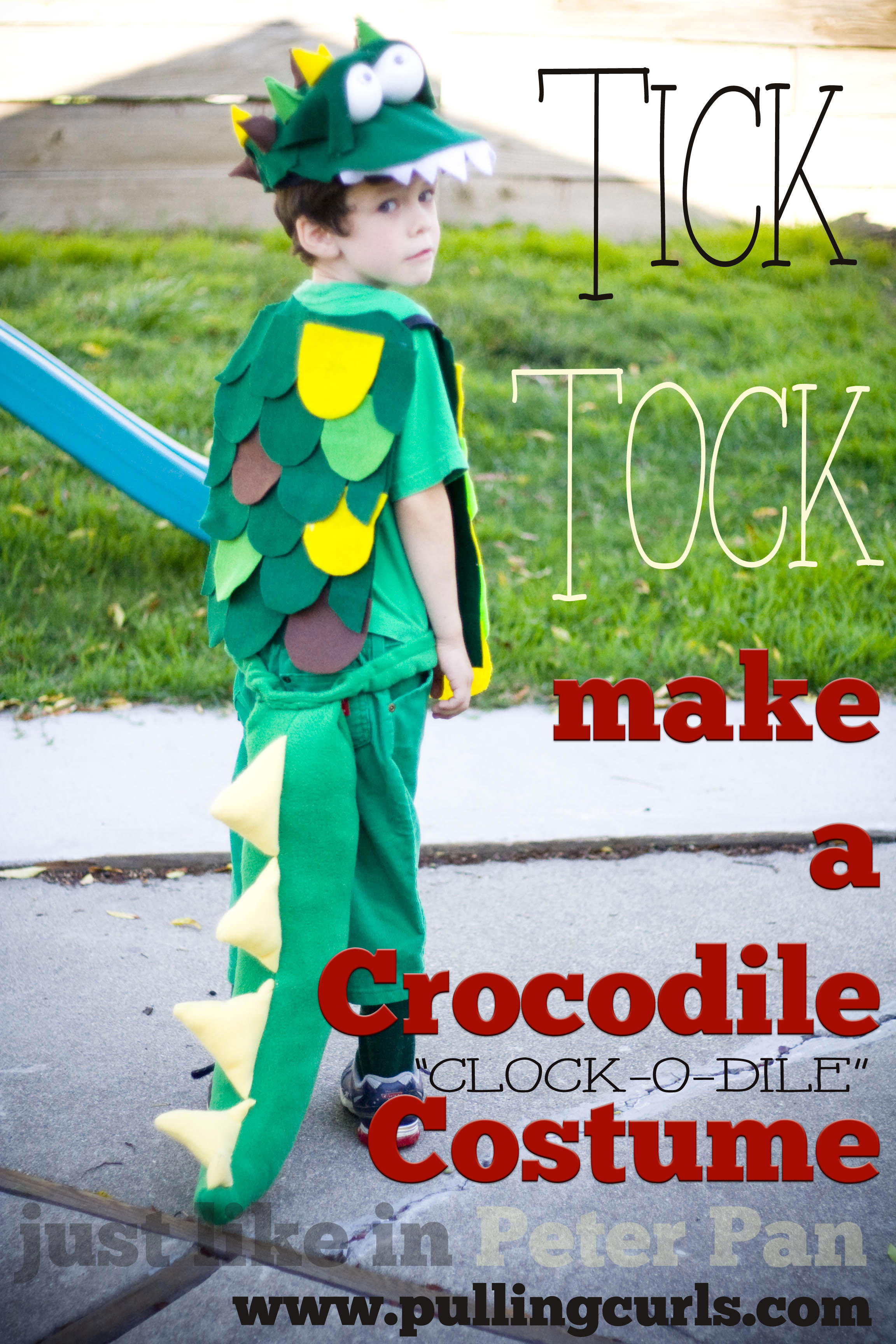 DIY Crocodile Costume: "The Clock-o-Dile"