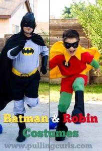 Batman and robin costumes are a fun addition to your Halloween festivities!