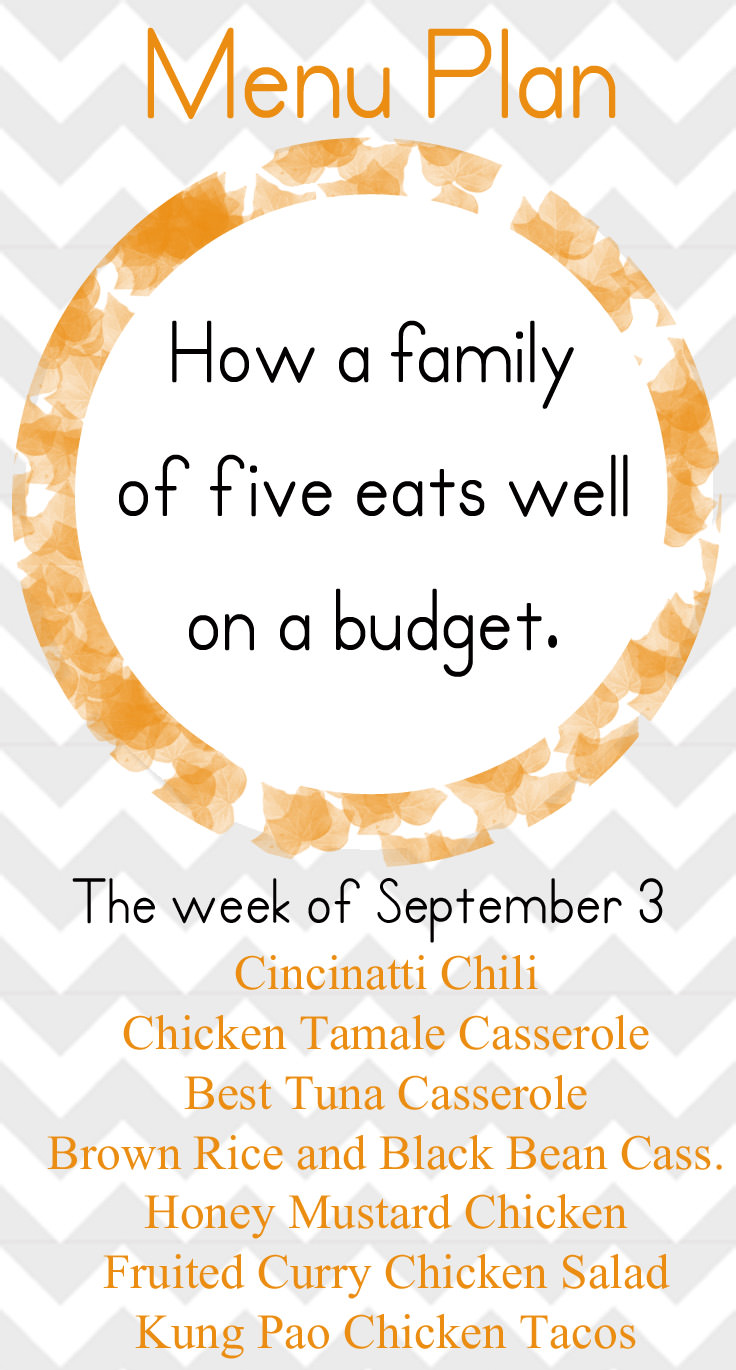 A healthy early fall meal plan with tasty, budget friendly meals your whole family will enjoy!