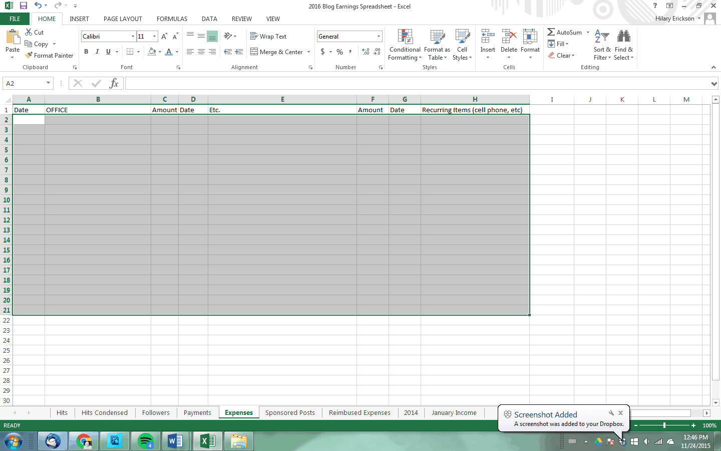 Calculate your expenses