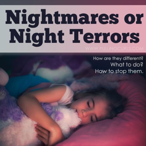 Is it a nightmare or a night terror. Both can be scary but they are very different, and here's a solution to night terrors. Guaranteed.