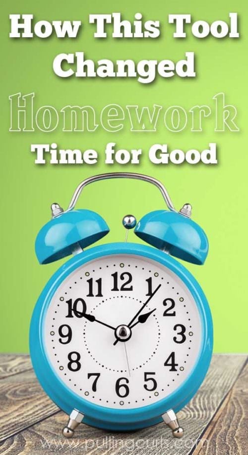 Hoping to find something to help homework time this year? Turns out time can be on your side in a new way, and it will also teach your child time management wih you by their side {but only for a while!}