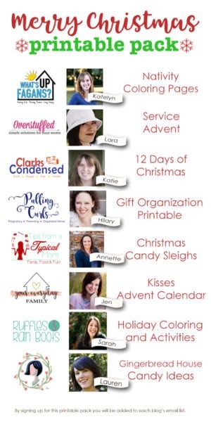 Merry Christmas printable pack