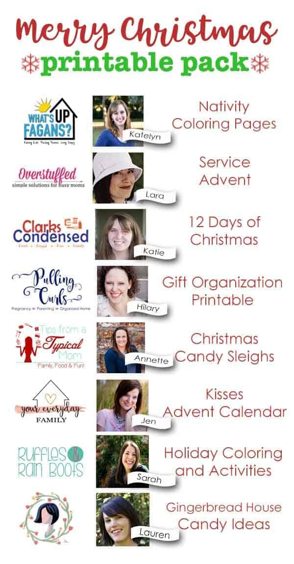 Merry Christmas printable pack now