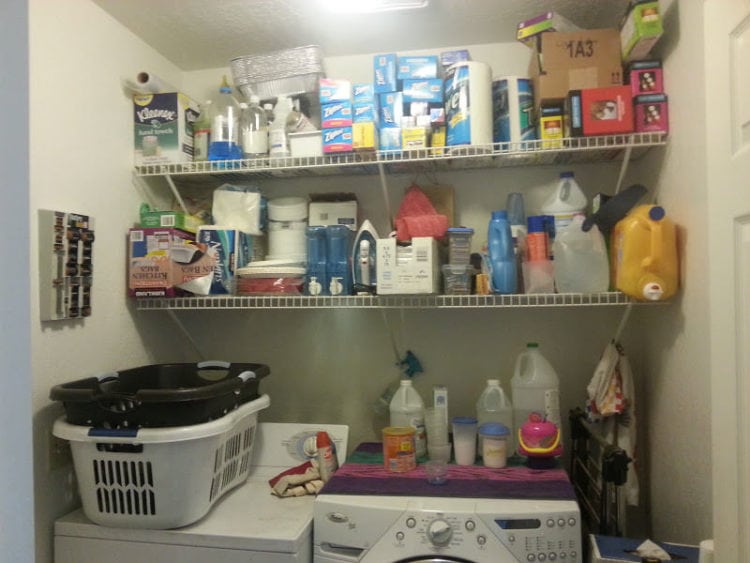 laundry room organization