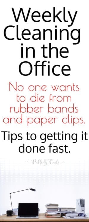 Office cleaning / printable / checklist / schedule / list / hacks / home /