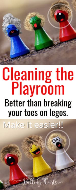 playroom cleaning / organization / checklist / play area / children / shelves