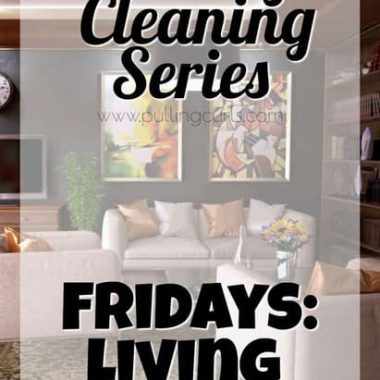 Fridays is all about the living room -- so we can party it up over the weekend. :)