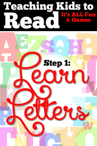 Learning letters is all about fun & games. Here are six games to play to learn your letter sounds!