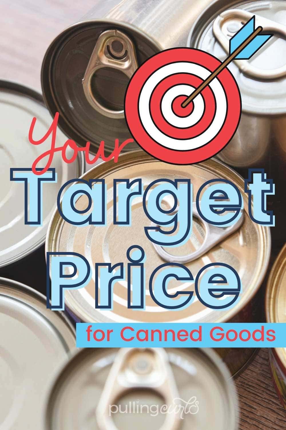 ) Discounted canned goods sale