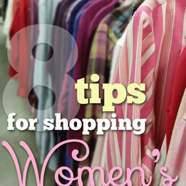 Check out this lady who admits to shopping at thrift stores but also shares 8 great tips for finding the best stuff for you!