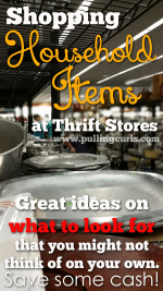 Household items at thrift stores are a little more tricky to shop for than other items. It's important to know your price point and what's worth what you're paying for it. Here are some tips I have learned. #pullingcurls