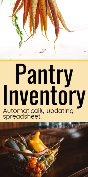 This is my family's Pantry Inventory Spreadsheet. Use this to create a kitchen grocery inventory template so you don't end up over-buying, and ultimately saving money.