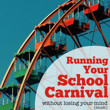 Runing your school carnival can be a daunting task. Here's what I learned in the 3 years I ran our school's.