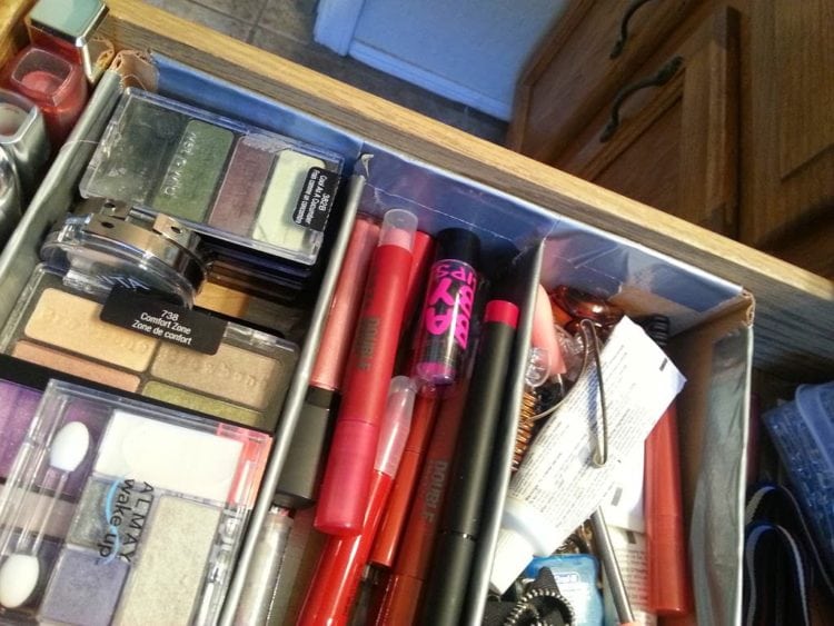 bathroom drawer organizer