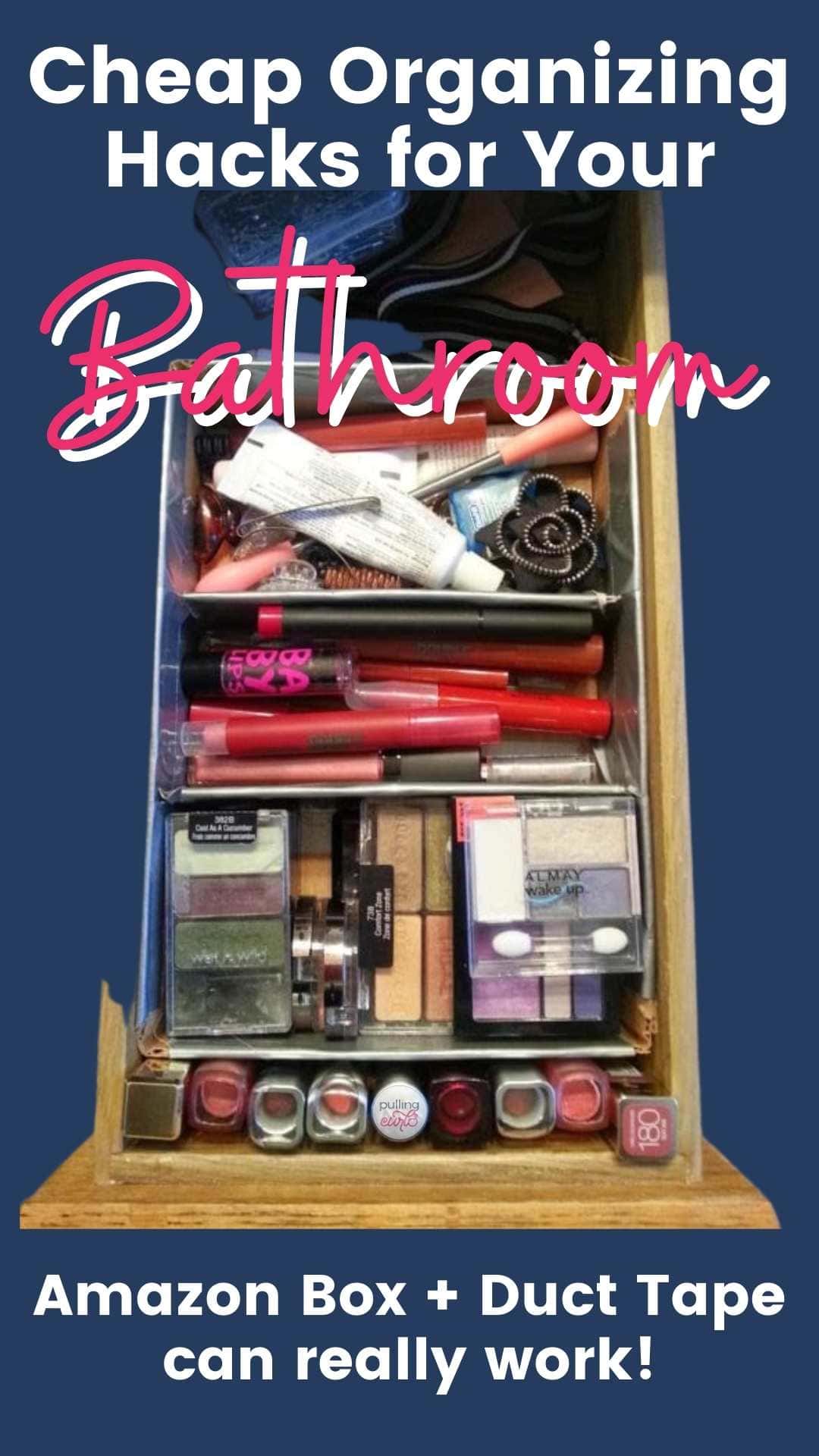 This amazing DIY drawer organization system will blow your mind about something it's likely you already have. Makeup / drawers / kitchen / bathroom / amazon boxes via @pullingcurls