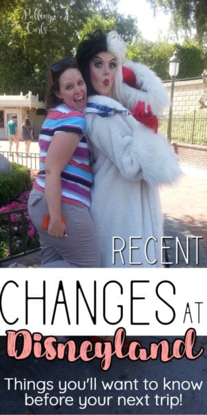 changes at Disneyland