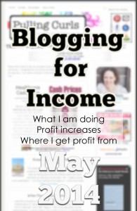 Blogging for Income: May 2014 -- I ran a blog for 9 years and am just starting to see income.