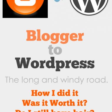 Moving from Blogger to wordpress has been a difficult journey. Come see if I thikn it was worth it!