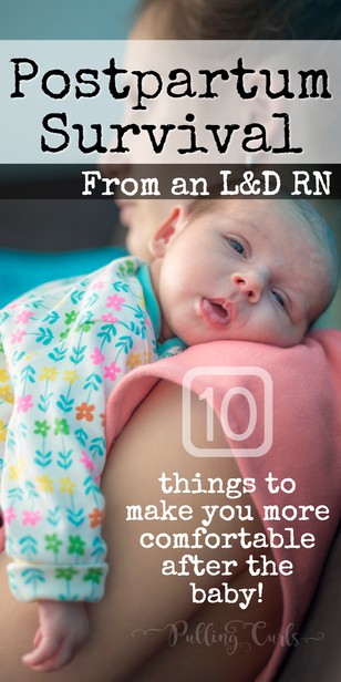 What can you do to stay more comfortable after the baby -- from a delivery nurse who knows what to do. #postpartum #pregnancy