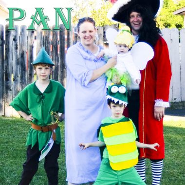 Peter Pan Family Costumes allows a lot of different and fun characters for each member of your family!