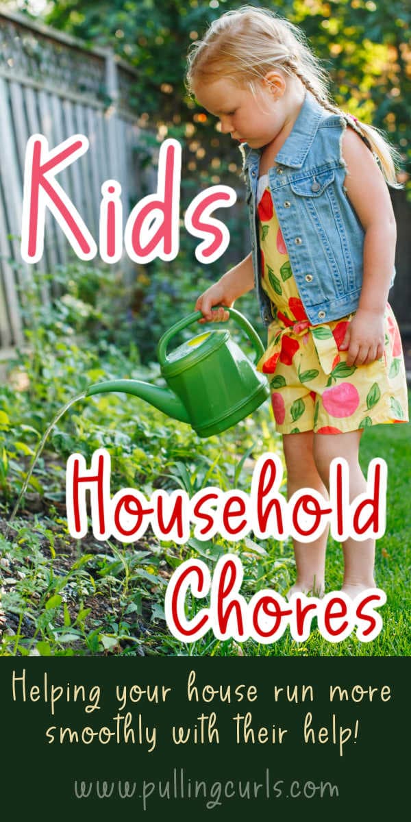 Household Chores for Kids via @pullingcurls