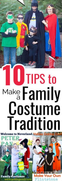 tips to make a family costume tradition