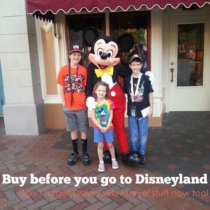 Buying things before you get to Disneyland will save you BIG!