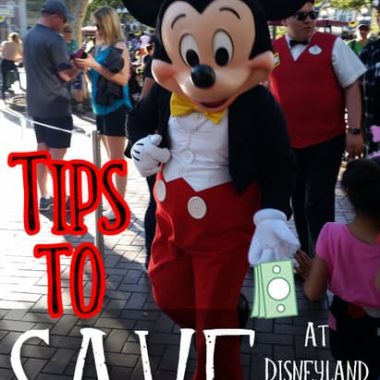 how to save moeny at DIsneyland