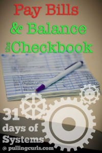 Figuring out where your money goes. Get a system to track your income and your expenses