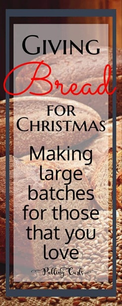 Giving bread for Christmas / baking / neighbor gifts / sharing / presents via @pullingcurls