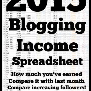 This blogging income helps you track views, followers, income and expenses!