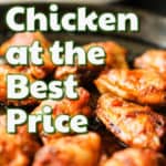 Buying chicken in bulk can feel overhwelming, but by breaking it down into sections makes it manageable!