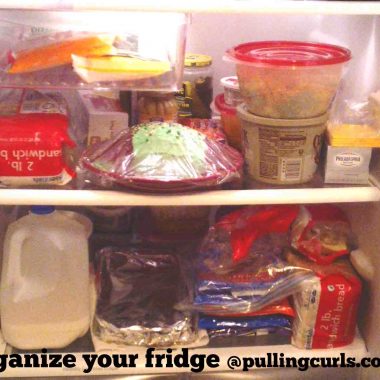 Keeping your fridge organized can help you in meal preparation.