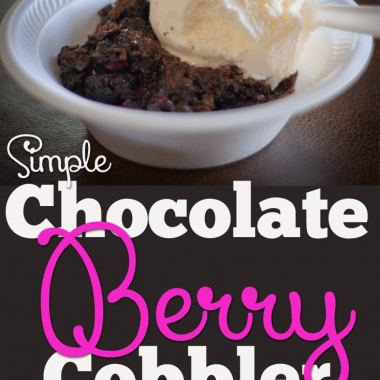 This simple berry cobbler is so easy to make and hits the spot!