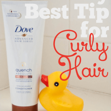 Curly hair lacks moisture. This one tip can help fix that!