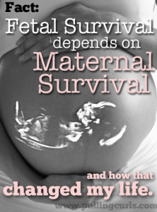Having a baby surrounded by a dead mom doesn't help the baby at all.... it also doesn't help the 5 year old, or 15 year old...