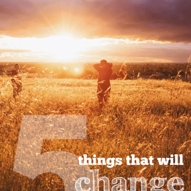 5 things I do every night to change my day. Small mental changes can make a lifetime of difference.