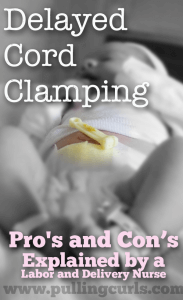 Delayed umbilical cord clamping has some benefits but probably also things you haven't considered before. Come learn the pros and cons from a labor and delivery nurse!