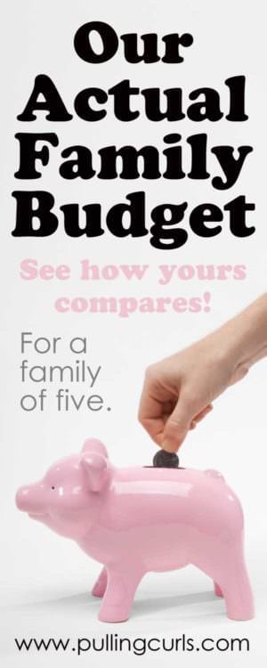 You're going to to get tons of budgeting tips as you check out my actual family budget for our family of five!