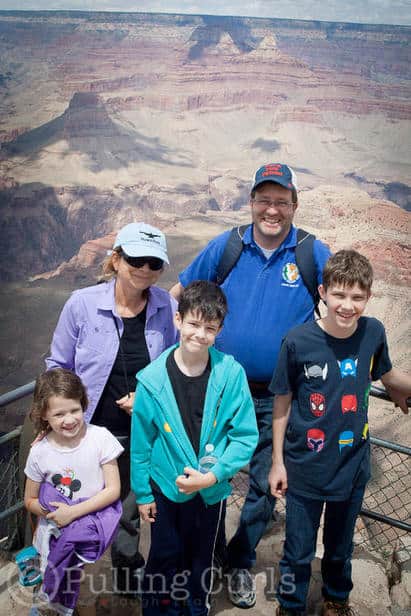 Us and our tour guide, Marcia, on our Grand Canyon Adveture!