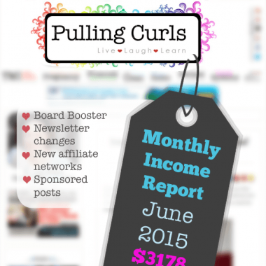 My June 2015 income report. I saw a pretty big income increase, come see how!