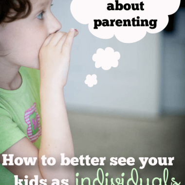 Do you ever group-parent your kids, when in reality each child needs their own methodology? I just read a book that changed how I parent and it's allowing each of my kids to be who THEY are. Would you like to parent like that?