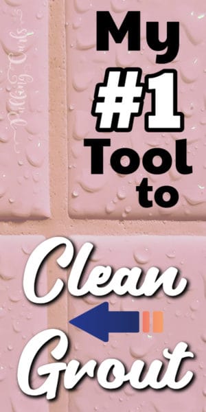 the BEST way to clean grout!