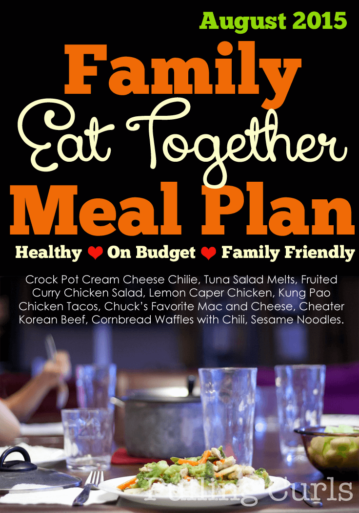 This August 2015 Meal Plan will help feed your family without wanting to cry when they ask you what's for dinner.
