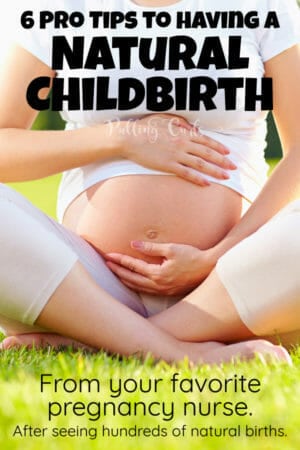 Natural baby delivery - check out these simple tips that might really work to avoid an epidural!