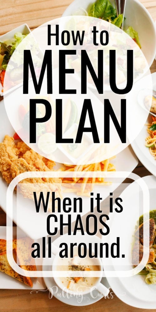 how to menu plan