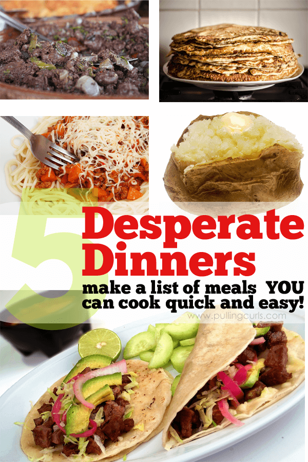 5 Fast Dinners