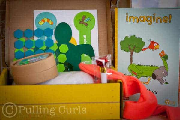 Koala Crate is great for kids ages 3-4. It inspires creativity and has lots of great crafts and a book to enjoy!